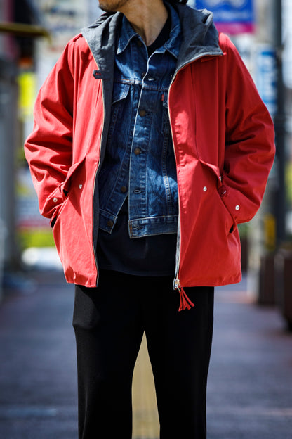 SARTO / WOOL LINING MOUNTAIN PARKA - RED × M.GREY