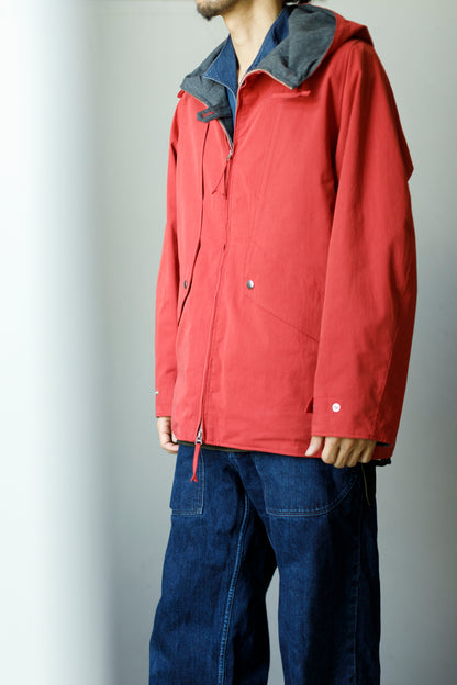 SARTO / WOOL LINING MOUNTAIN PARKA - RED × M.GREY