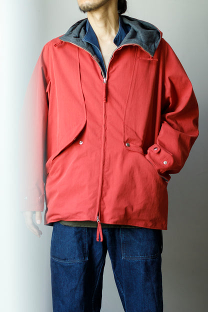 SARTO / WOOL LINING MOUNTAIN PARKA - RED × M.GREY