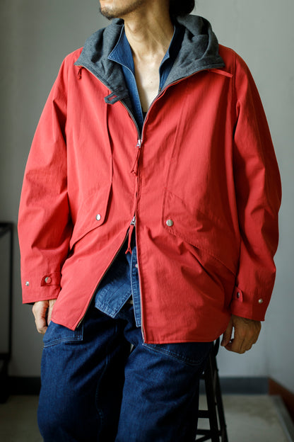 SARTO / WOOL LINING MOUNTAIN PARKA - RED × M.GREY