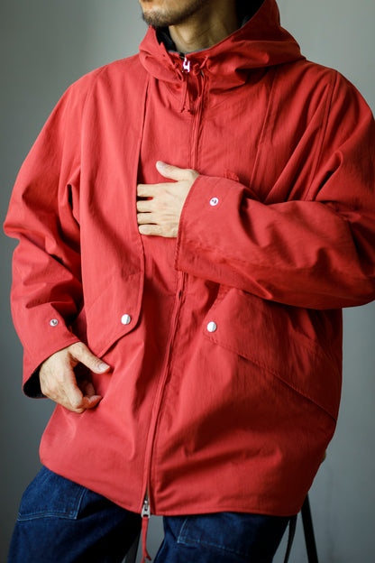 SARTO / WOOL LINING MOUNTAIN PARKA - RED × M.GREY