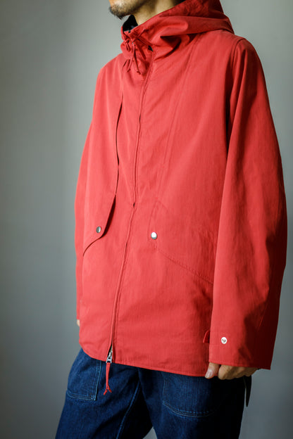 SARTO / WOOL LINING MOUNTAIN PARKA - RED × M.GREY