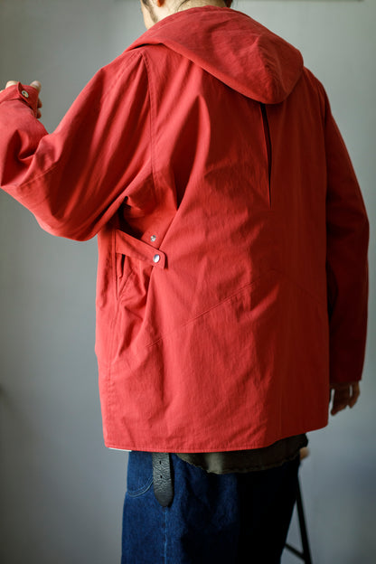 SARTO / WOOL LINING MOUNTAIN PARKA - RED × M.GREY