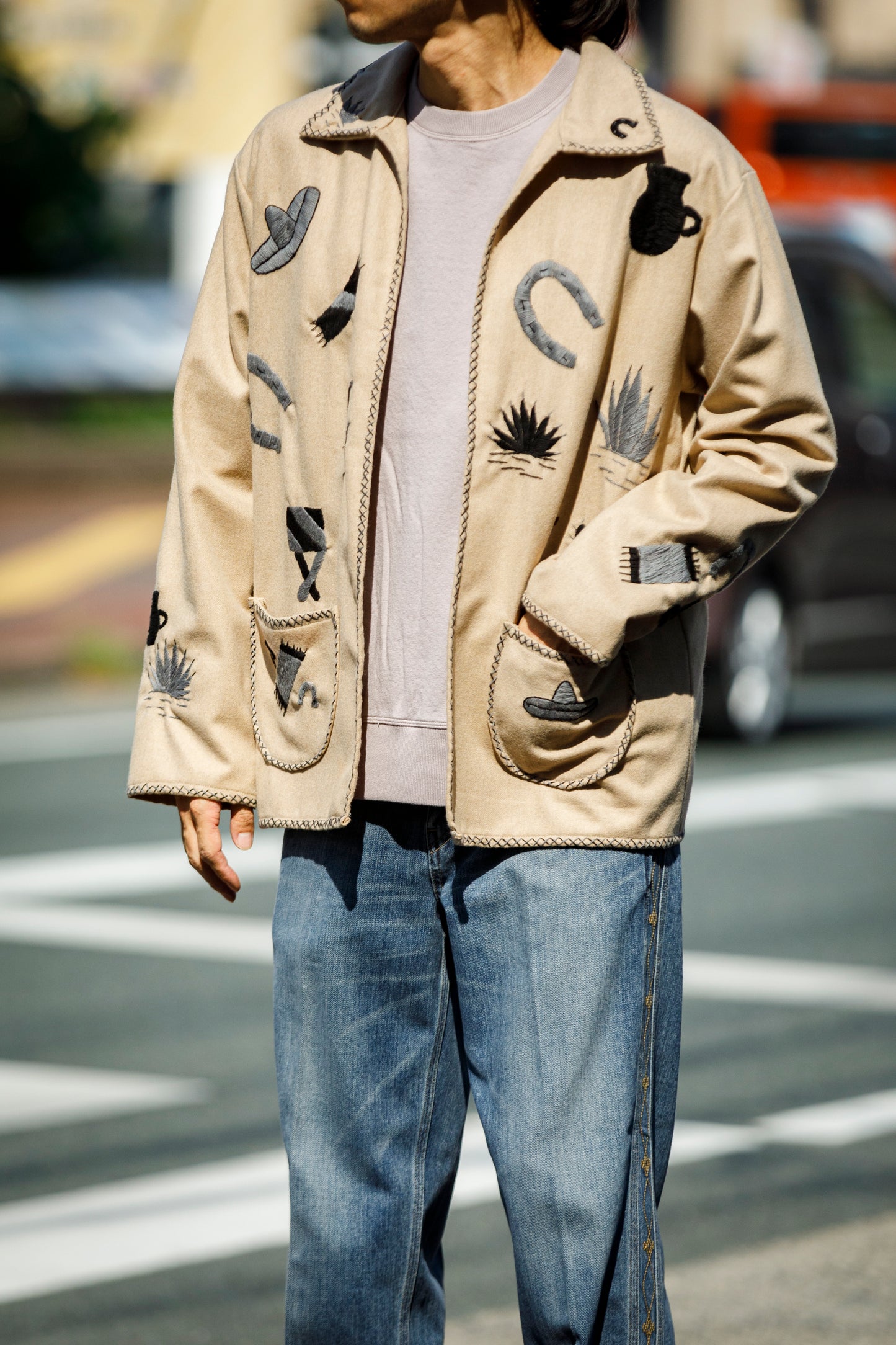 OAXACA / SOUVENIR JACKET - Beige