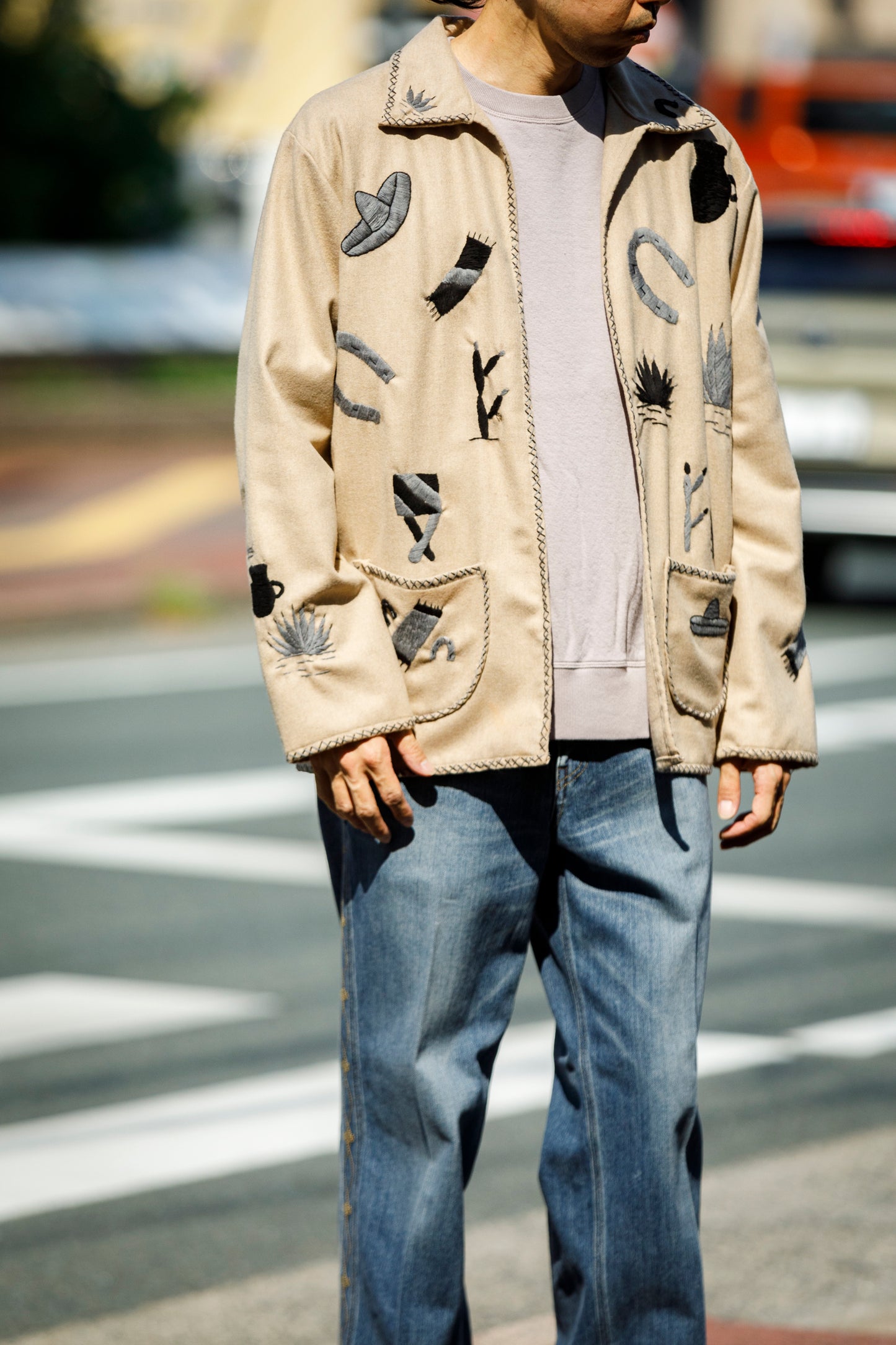 OAXACA / SOUVENIR JACKET - Beige