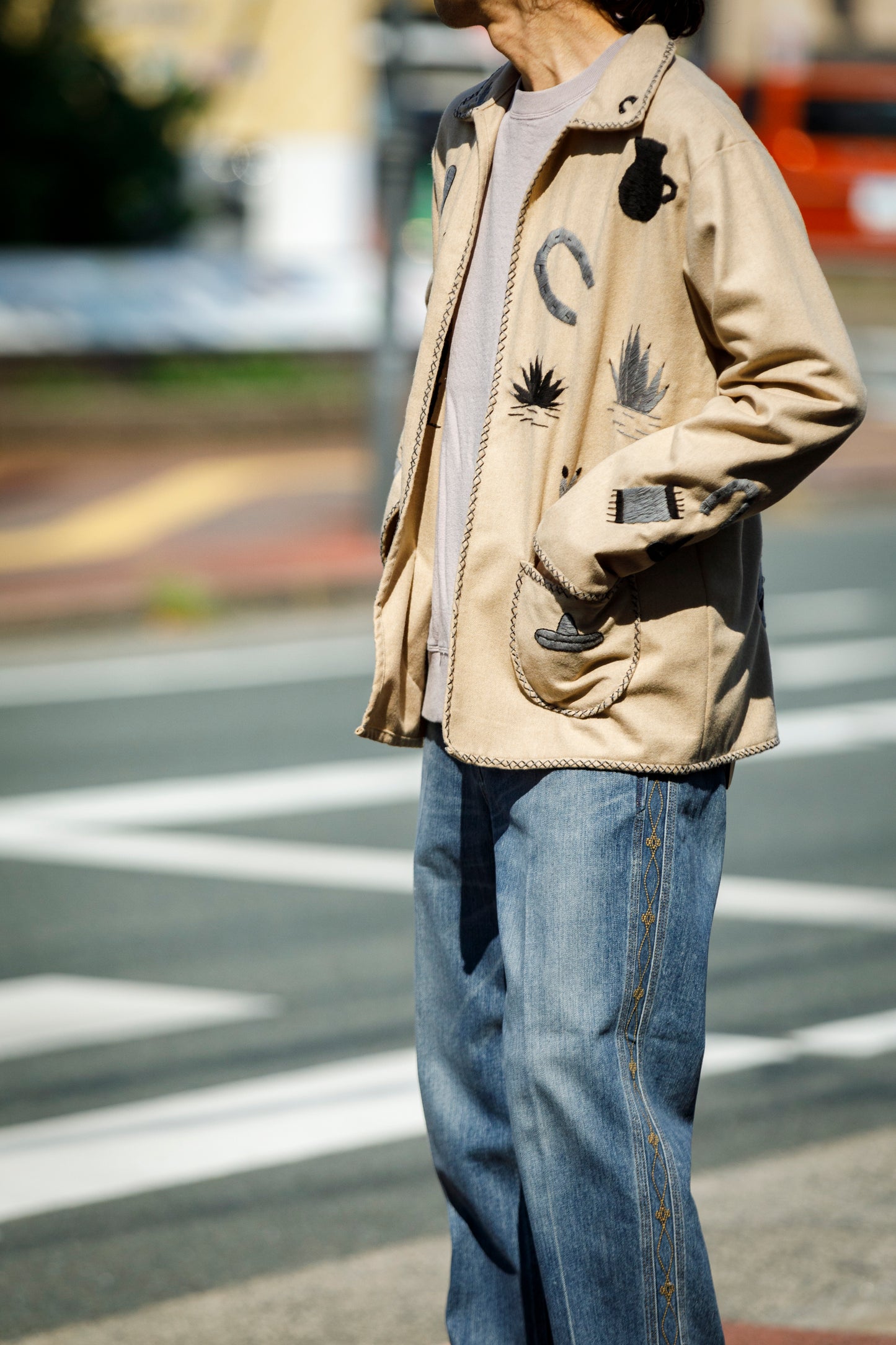 OAXACA / SOUVENIR JACKET - Beige