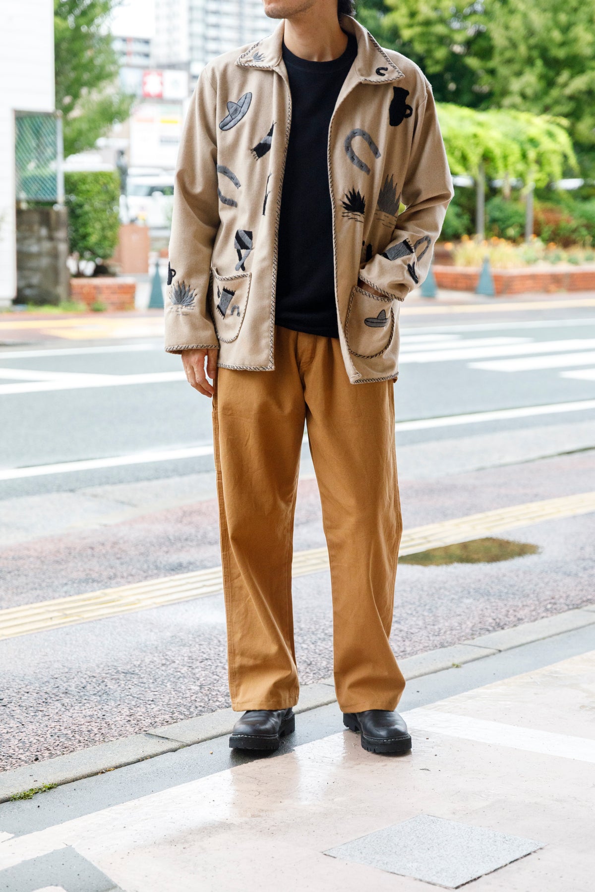OAXACA / SOUVENIR JACKET - Khaki