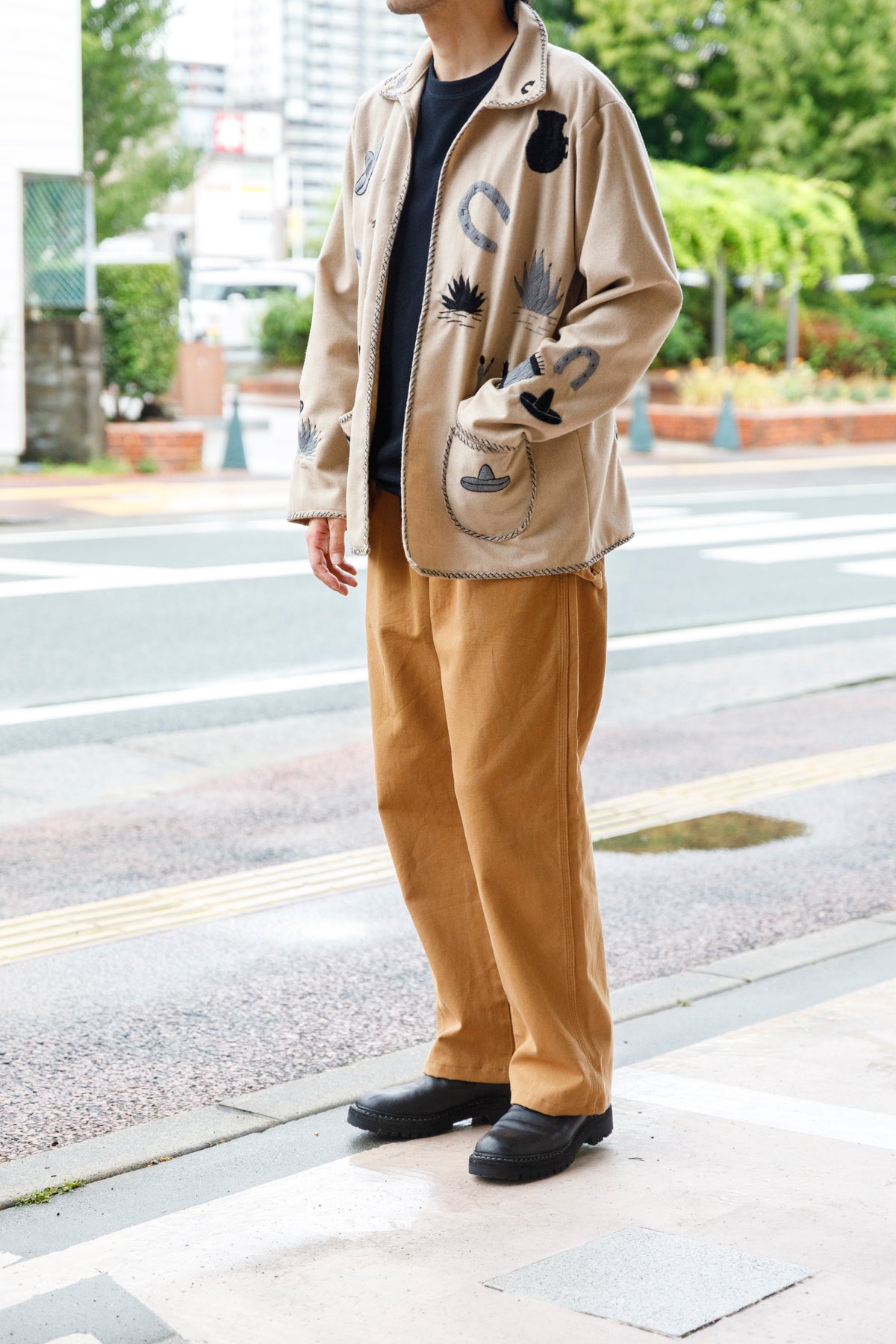 OAXACA / SOUVENIR JACKET - Khaki