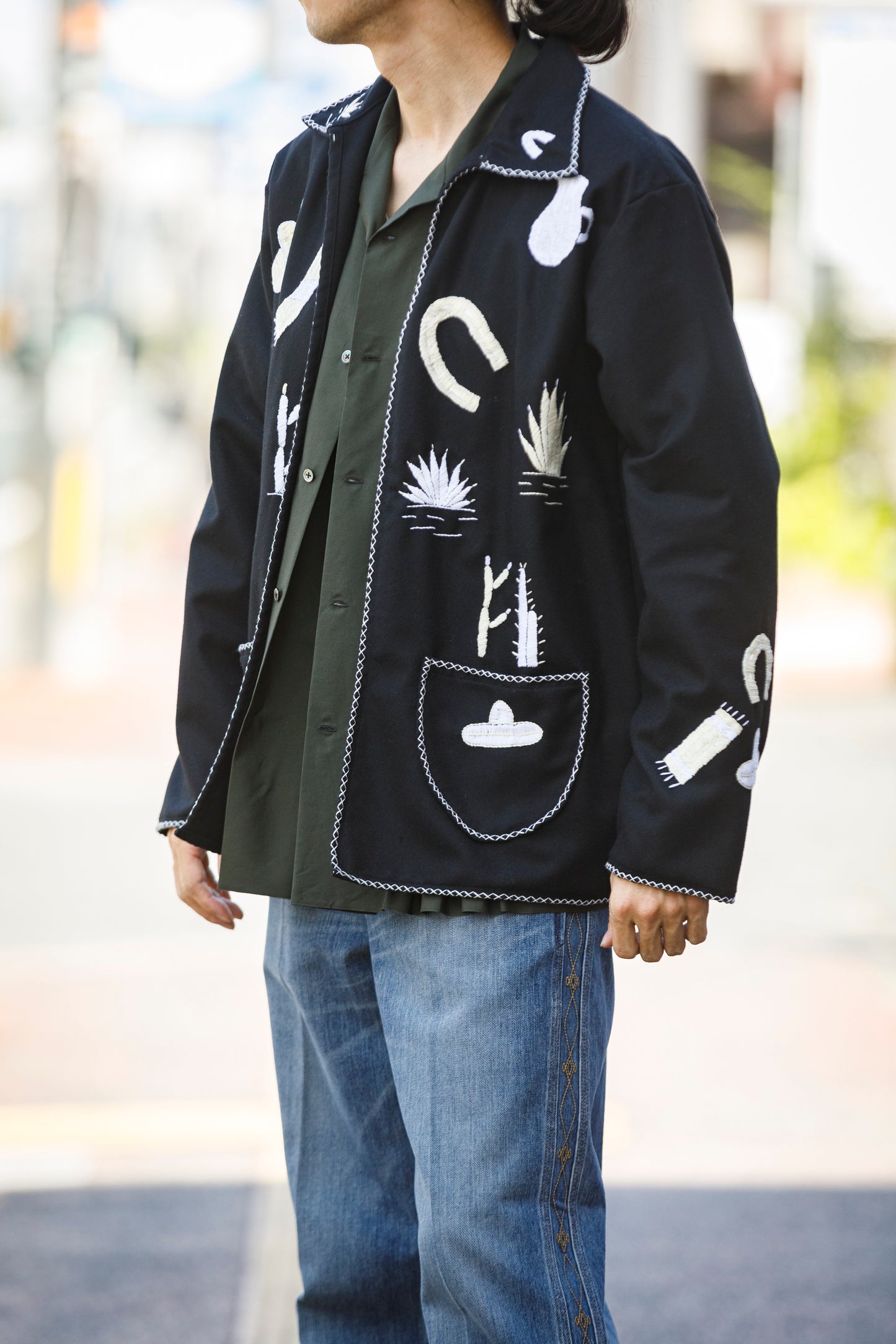 OAXACA / SOUVENIR JACKET - Black