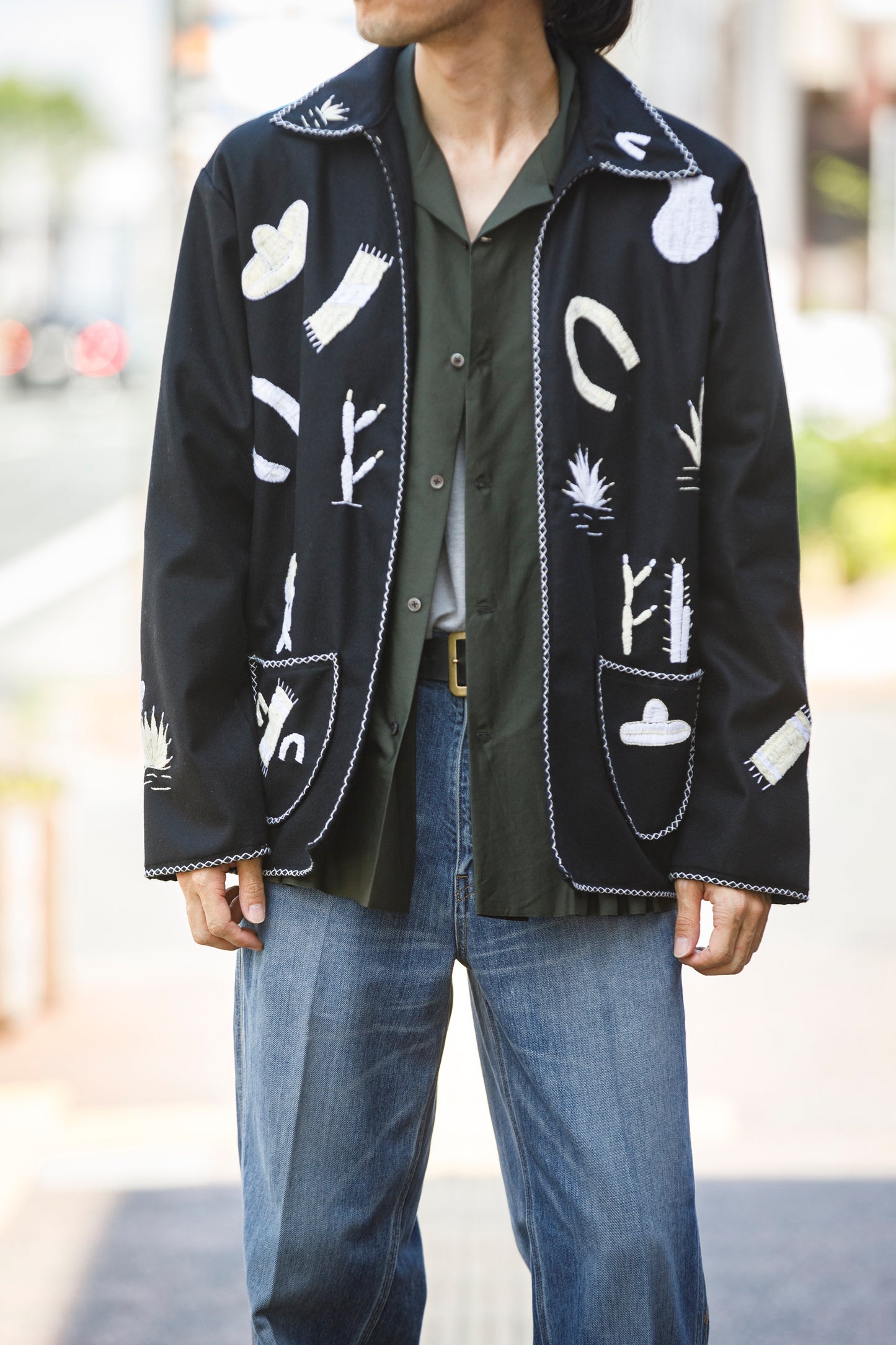 OAXACA / SOUVENIR JACKET - Black