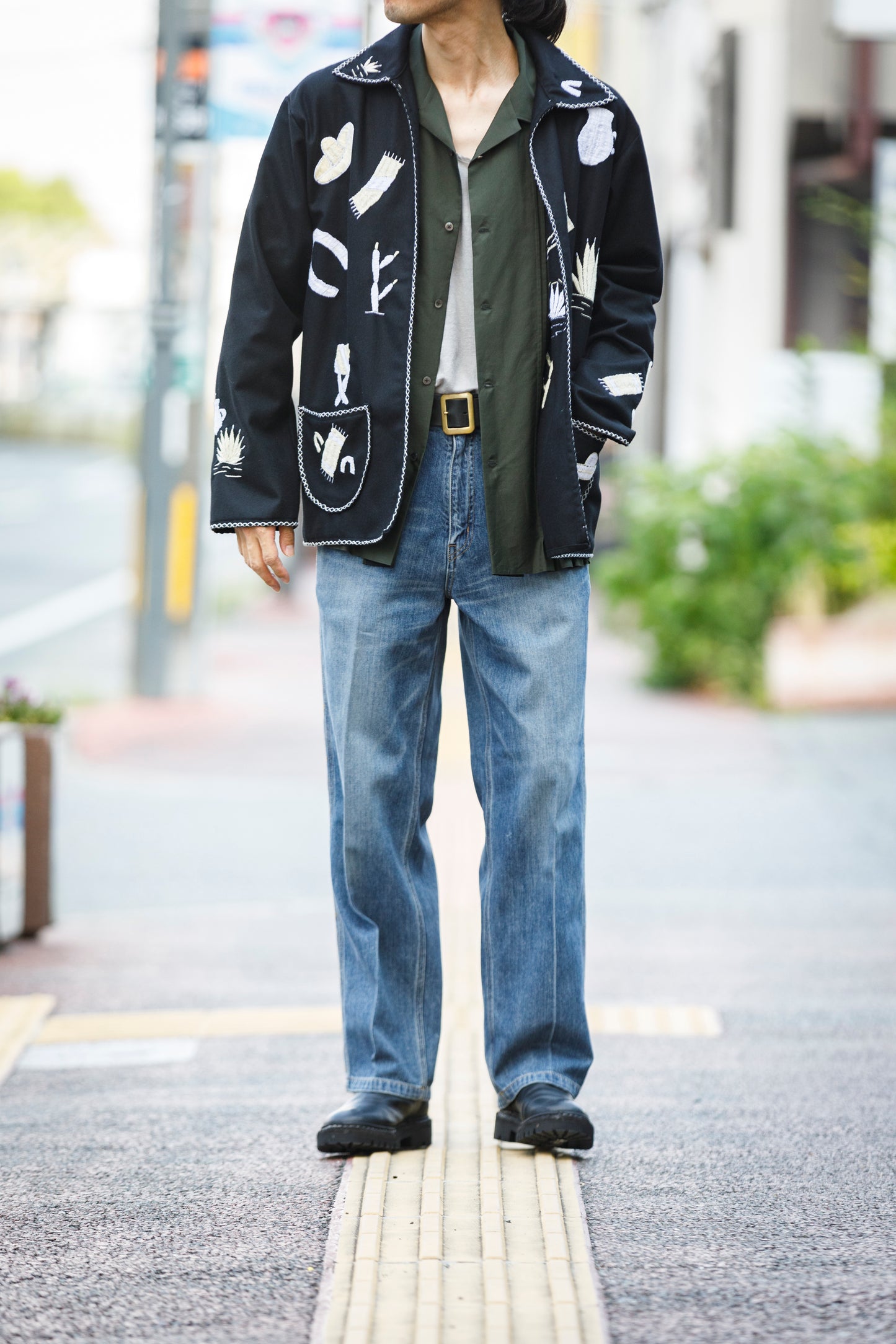 OAXACA / SOUVENIR JACKET - Black