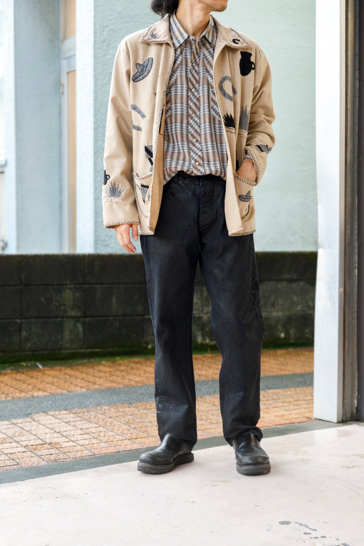 OAXACA / SOUVENIR JACKET - Khaki
