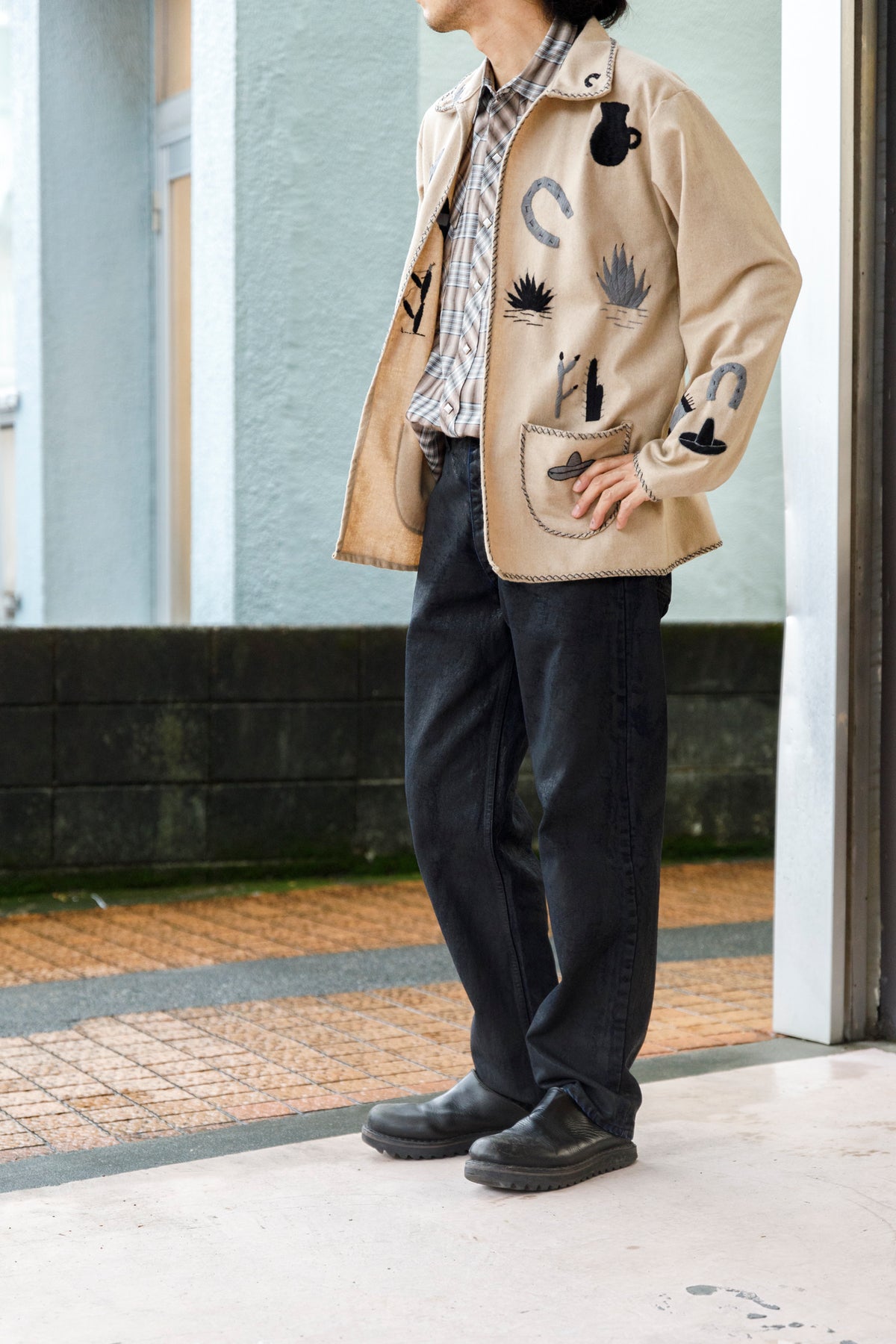 OAXACA / SOUVENIR JACKET - Khaki