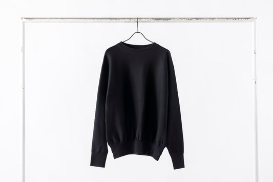MEIAS / SILK SMOOTH SWEAT PULL OVER - Black