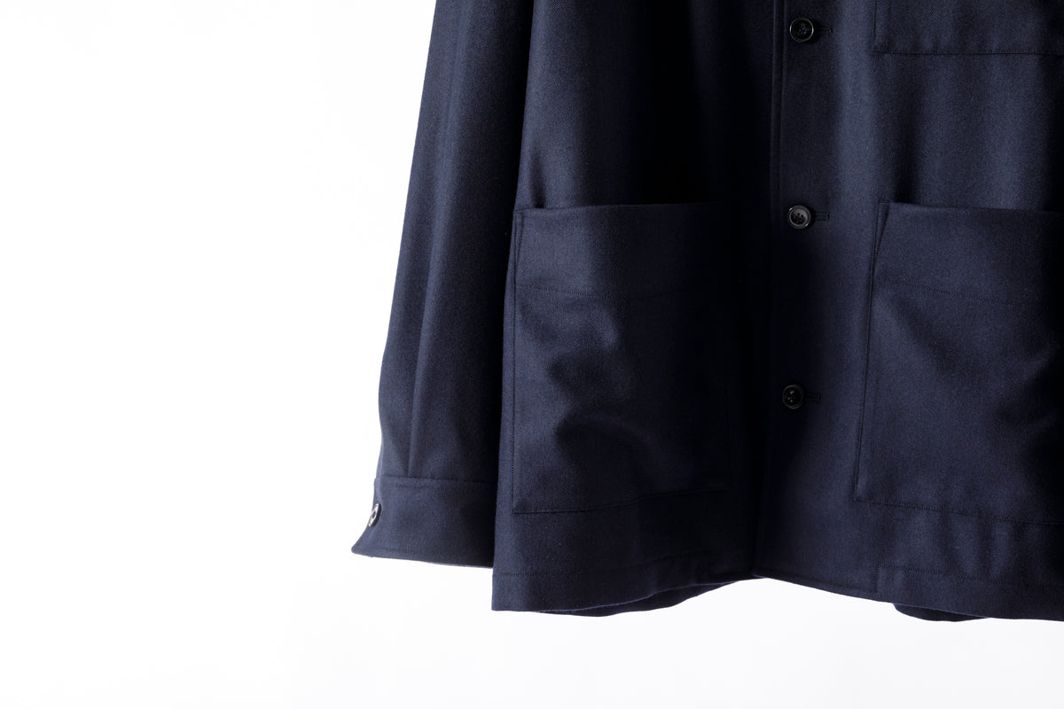 山内 / 26231 / アラシャンカシミア・ワークジャケット - Navy