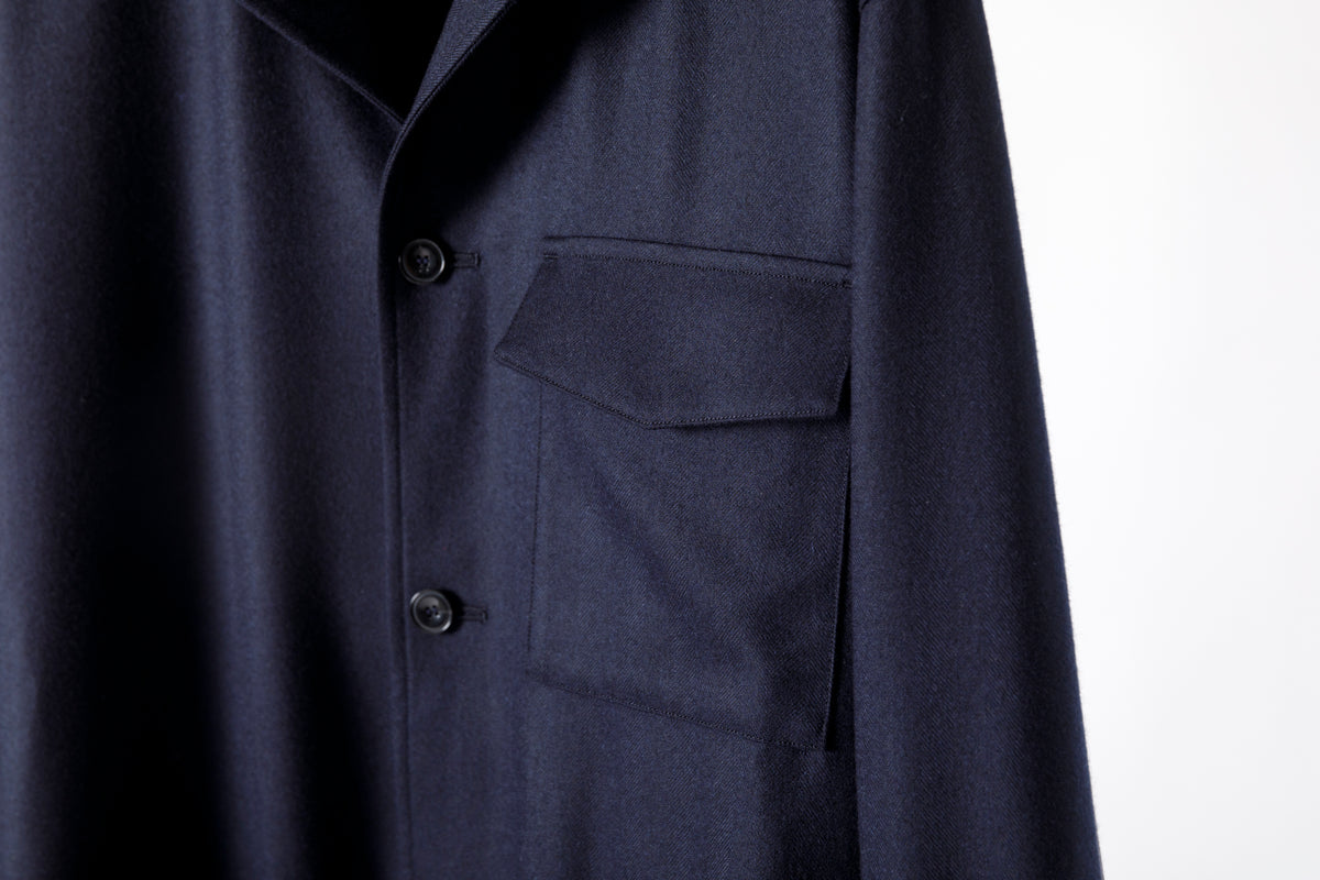 山内 / 26231 / アラシャンカシミア・ワークジャケット - Navy