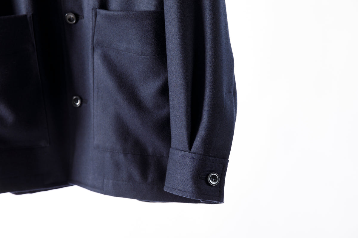 山内 / 26231 / アラシャンカシミア・ワークジャケット - Navy