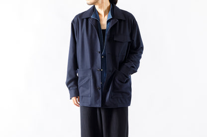 山内 / 26231 / アラシャンカシミア・ワークジャケット - Navy