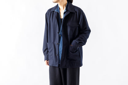 山内 / 26231 / アラシャンカシミア・ワークジャケット - Navy