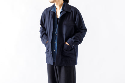 山内 / 26231 / アラシャンカシミア・ワークジャケット - Navy