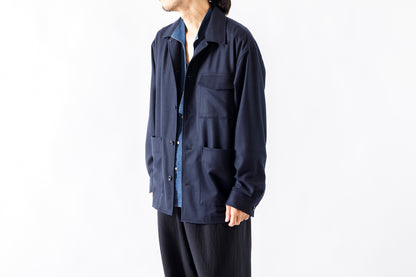 山内 / 26231 / アラシャンカシミア・ワークジャケット - Navy