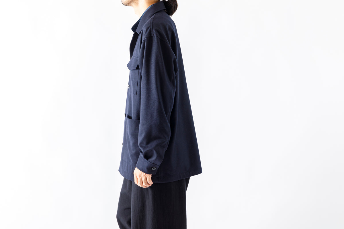 山内 / 26231 / アラシャンカシミア・ワークジャケット - Navy