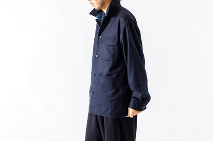 山内 / 26231 / アラシャンカシミア・ワークジャケット - Navy