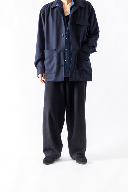 山内 / 26231 / アラシャンカシミア・ワークジャケット - Navy