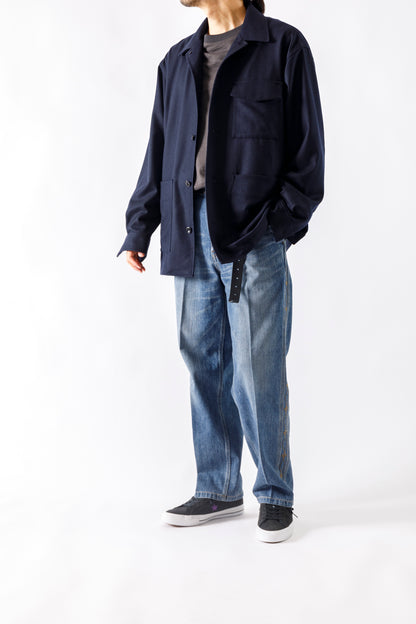 山内 / 26231 / アラシャンカシミア・ワークジャケット - Navy