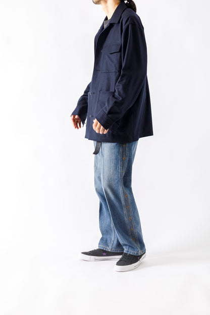 山内 / 26231 / アラシャンカシミア・ワークジャケット - Navy