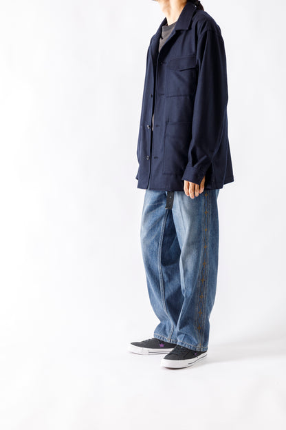 山内 / 26231 / アラシャンカシミア・ワークジャケット - Navy