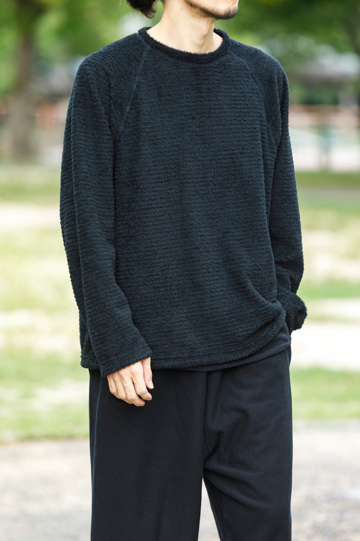 MOUT RECON TAILOR / mt2009 MOUT LOW LOFT CREW NECK - Black