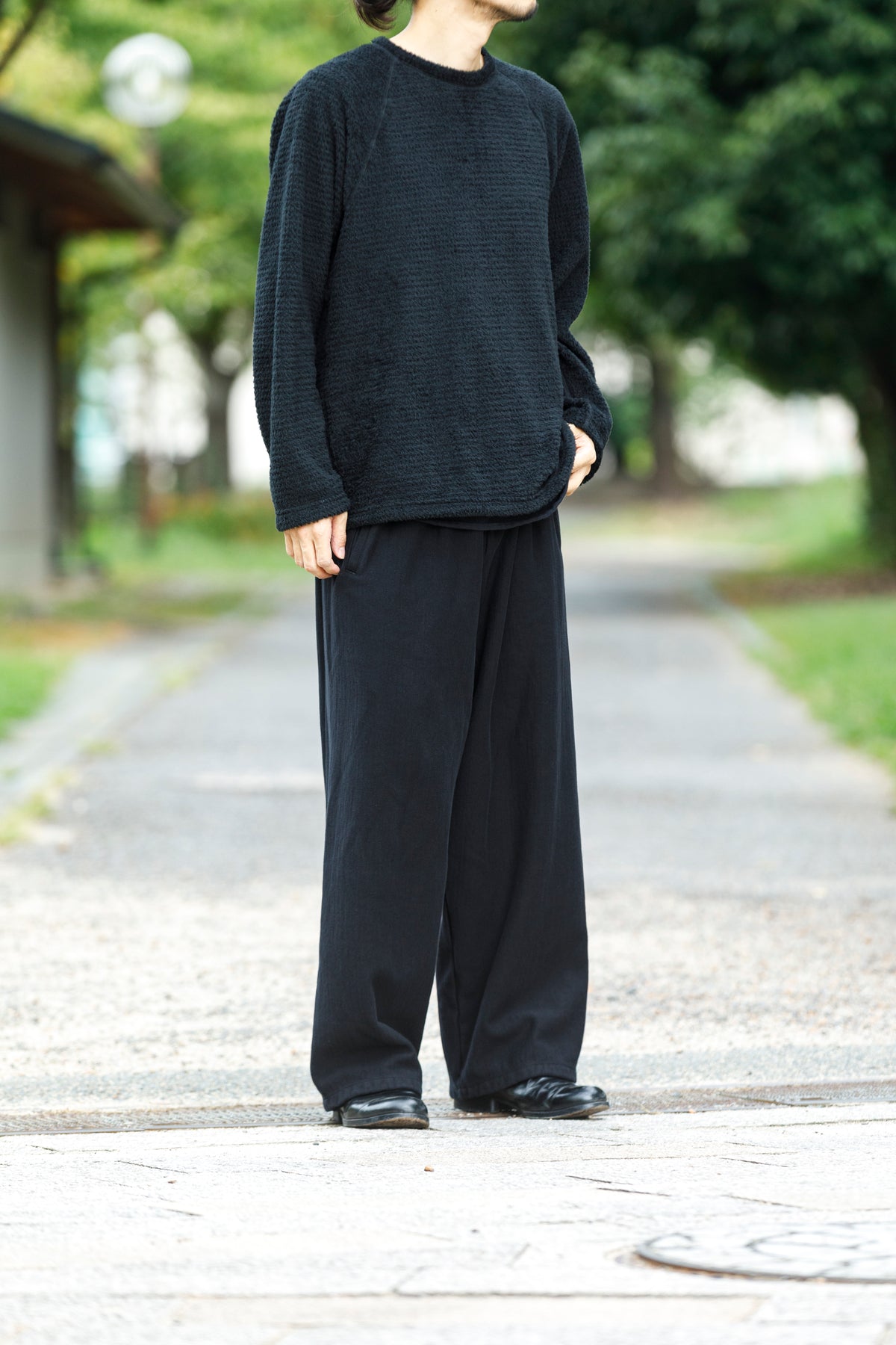MOUT RECON TAILOR / mt2009 MOUT LOW LOFT CREW NECK - Black