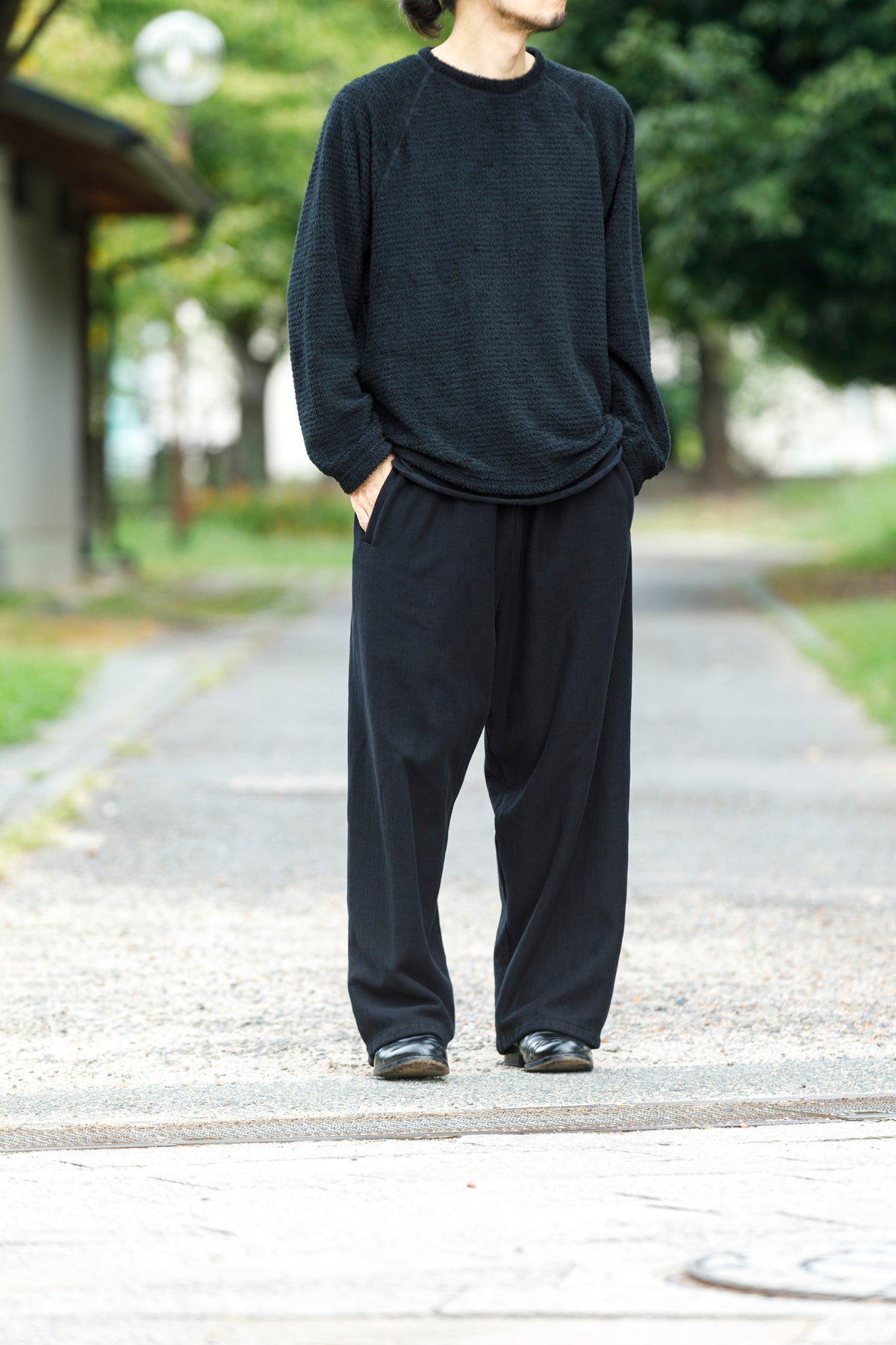 MOUT RECON TAILOR / mt2009 MOUT LOW LOFT CREW NECK - Black