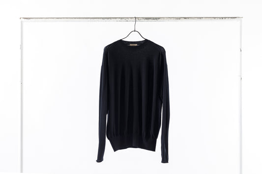 Nikki ESSENTIAL PIECE /  Wool Crewneck - Black