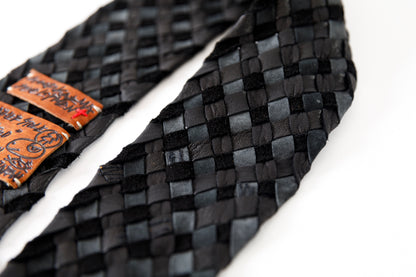 GOODKARMA DEVELOPMENT / Leather Stole “CASTRO” - Black