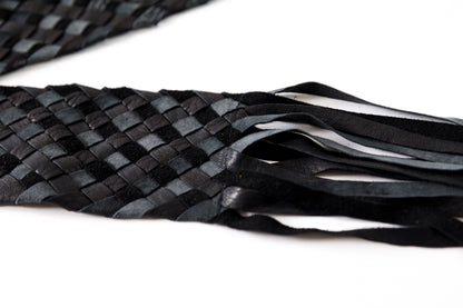 GOODKARMA DEVELOPMENT / Leather Stole “CASTRO” - Black