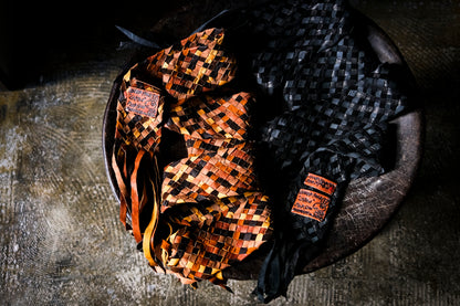 GOODKARMA DEVELOPMENT / Leather Stole “CASTRO” - Brown