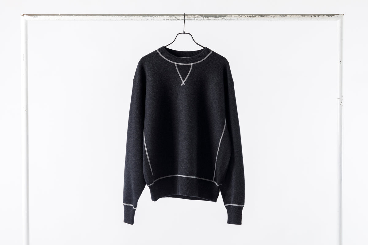 MEIAS / PURE CASHMERE SWEAT PO - CHACOAL