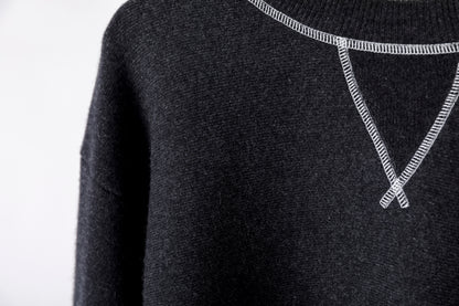 MEIAS / PURE CASHMERE SWEAT PO - CHACOAL