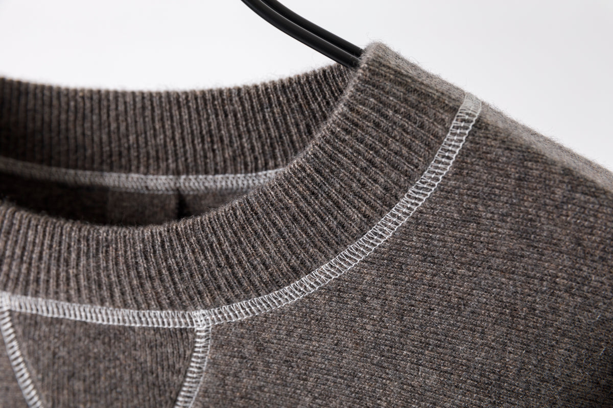 MEIAS / PURE CASHMERE SWEAT PO - MOCA