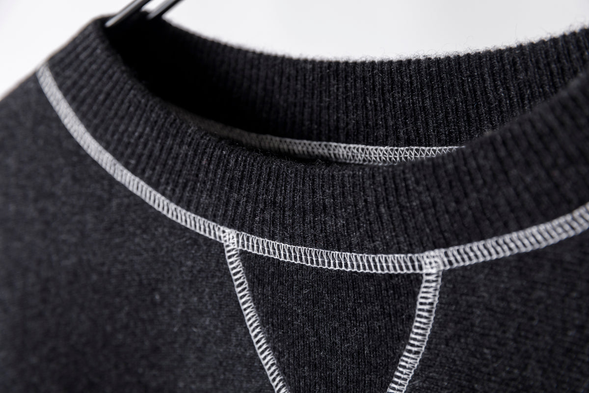 MEIAS / PURE CASHMERE SWEAT PO - CHACOAL