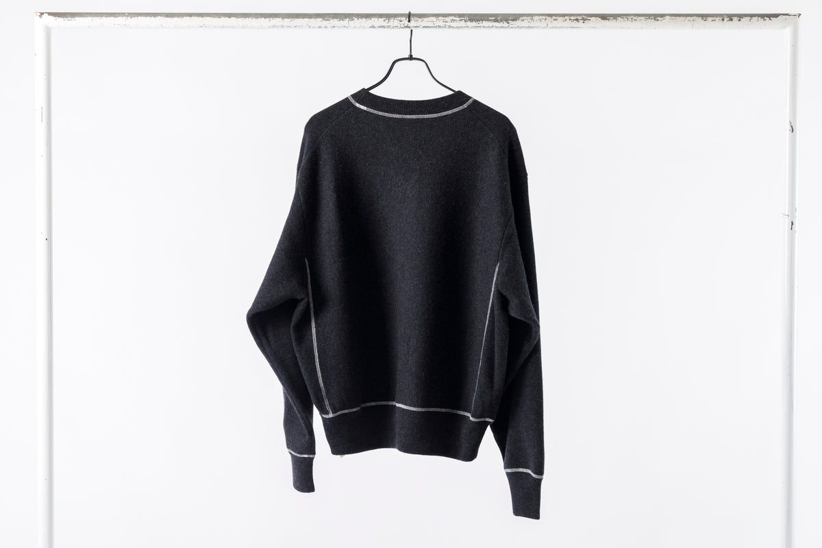 MEIAS / PURE CASHMERE SWEAT PO - CHACOAL