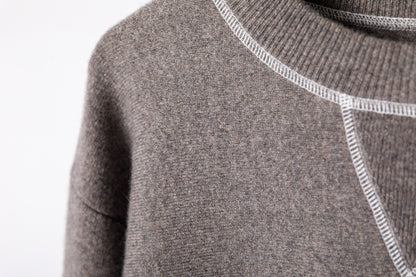 MEIAS / PURE CASHMERE SWEAT PO - MOCA