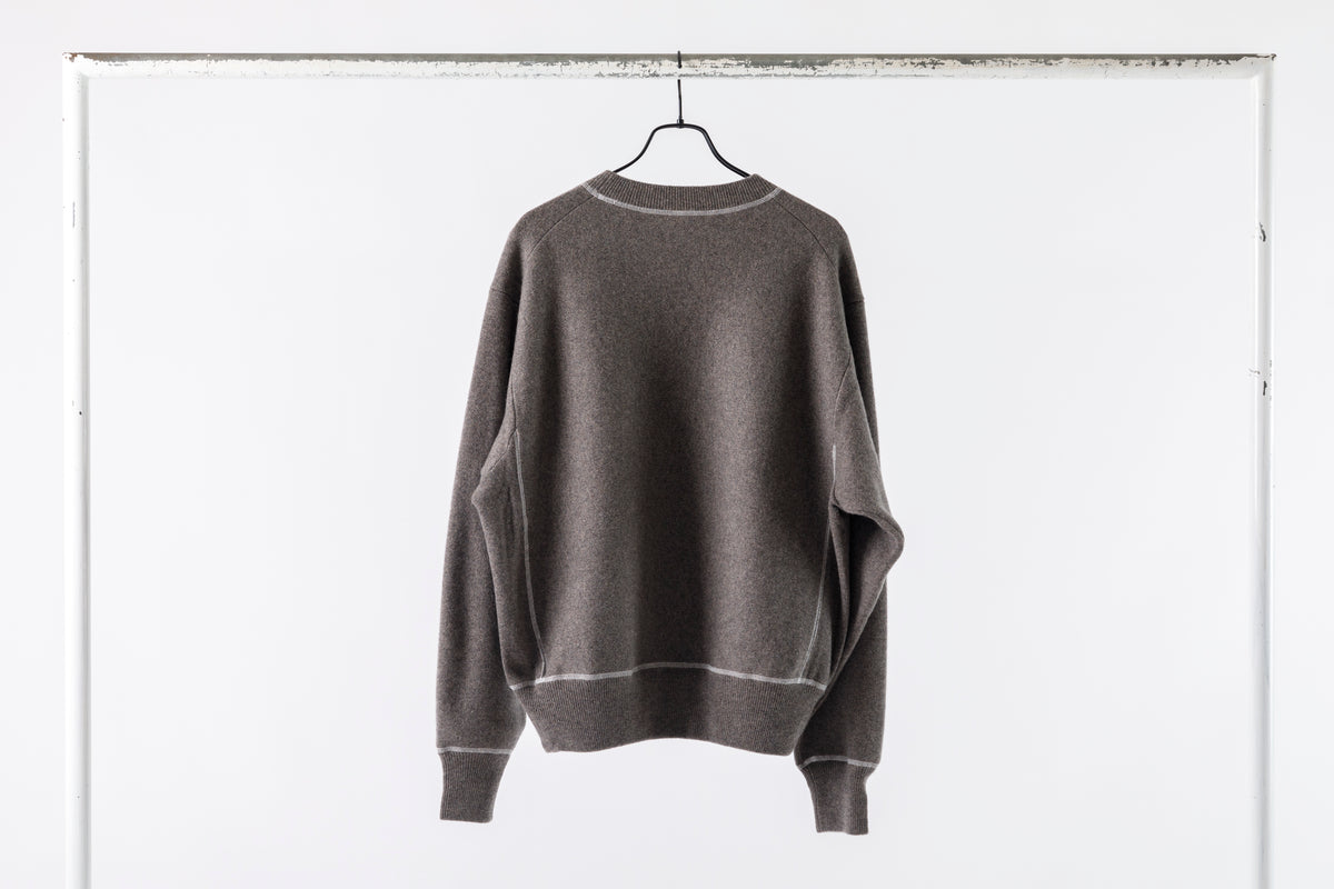 MEIAS / PURE CASHMERE SWEAT PO - MOCA