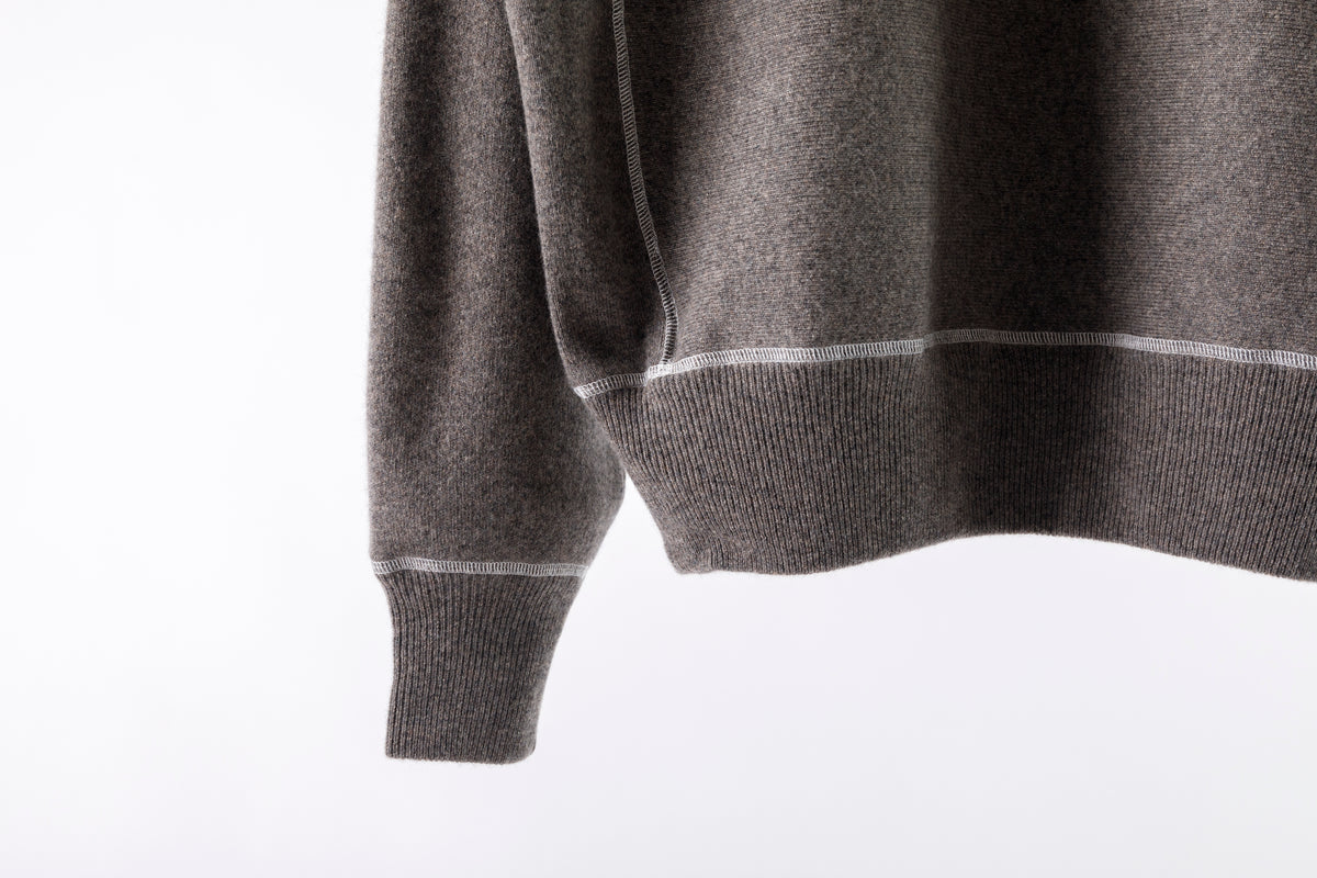 MEIAS / PURE CASHMERE SWEAT PO - MOCA