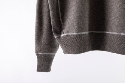MEIAS / PURE CASHMERE SWEAT PO - MOCA