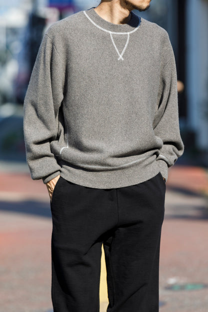MEIAS / PURE CASHMERE SWEAT PO - MOCA