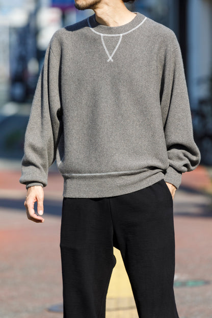 MEIAS / PURE CASHMERE SWEAT PO - MOCA