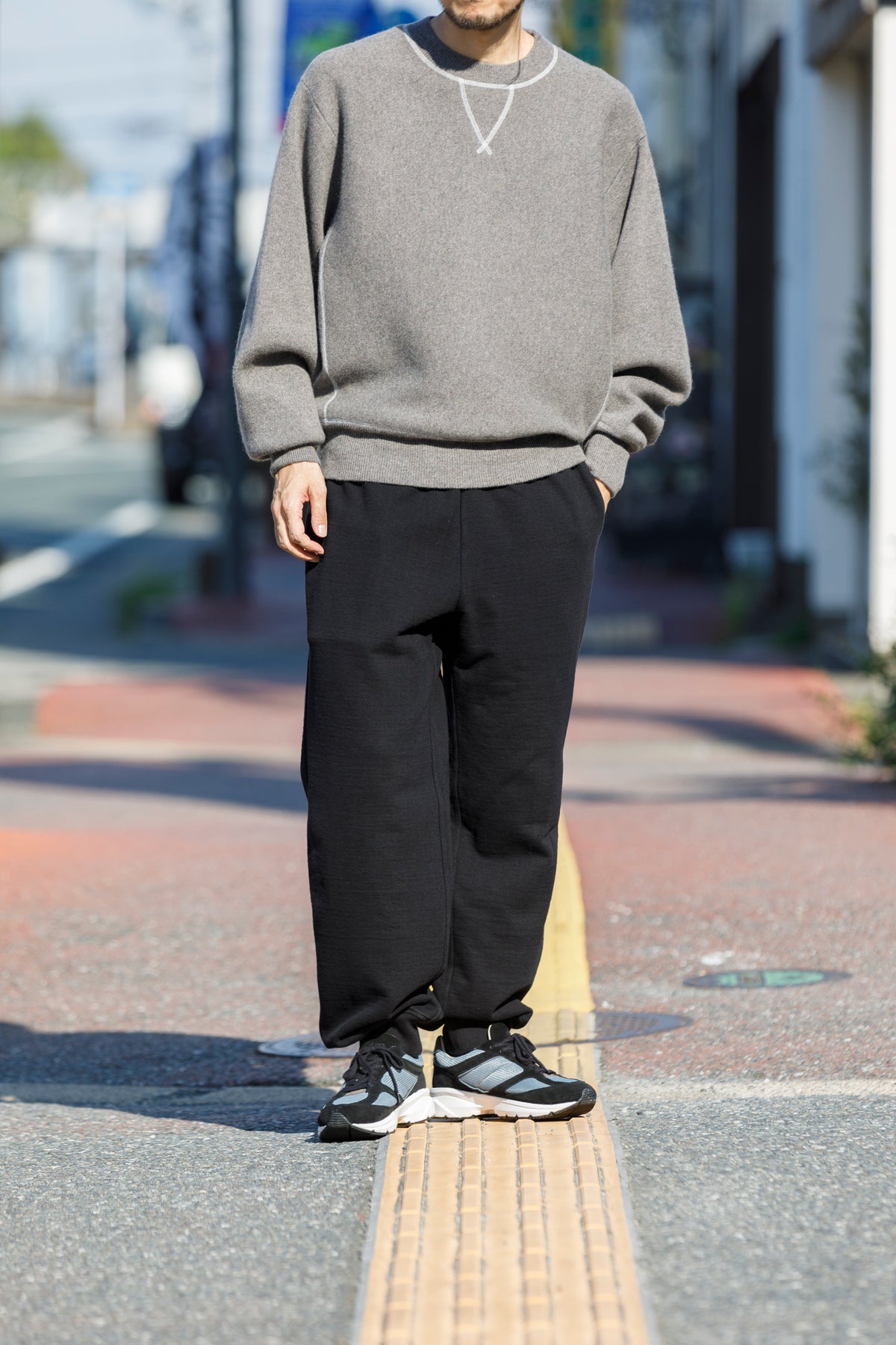 MEIAS / PURE CASHMERE SWEAT PO - MOCA